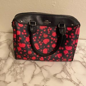 Coach Mini Bennett Satchel Prairie Calico Floral